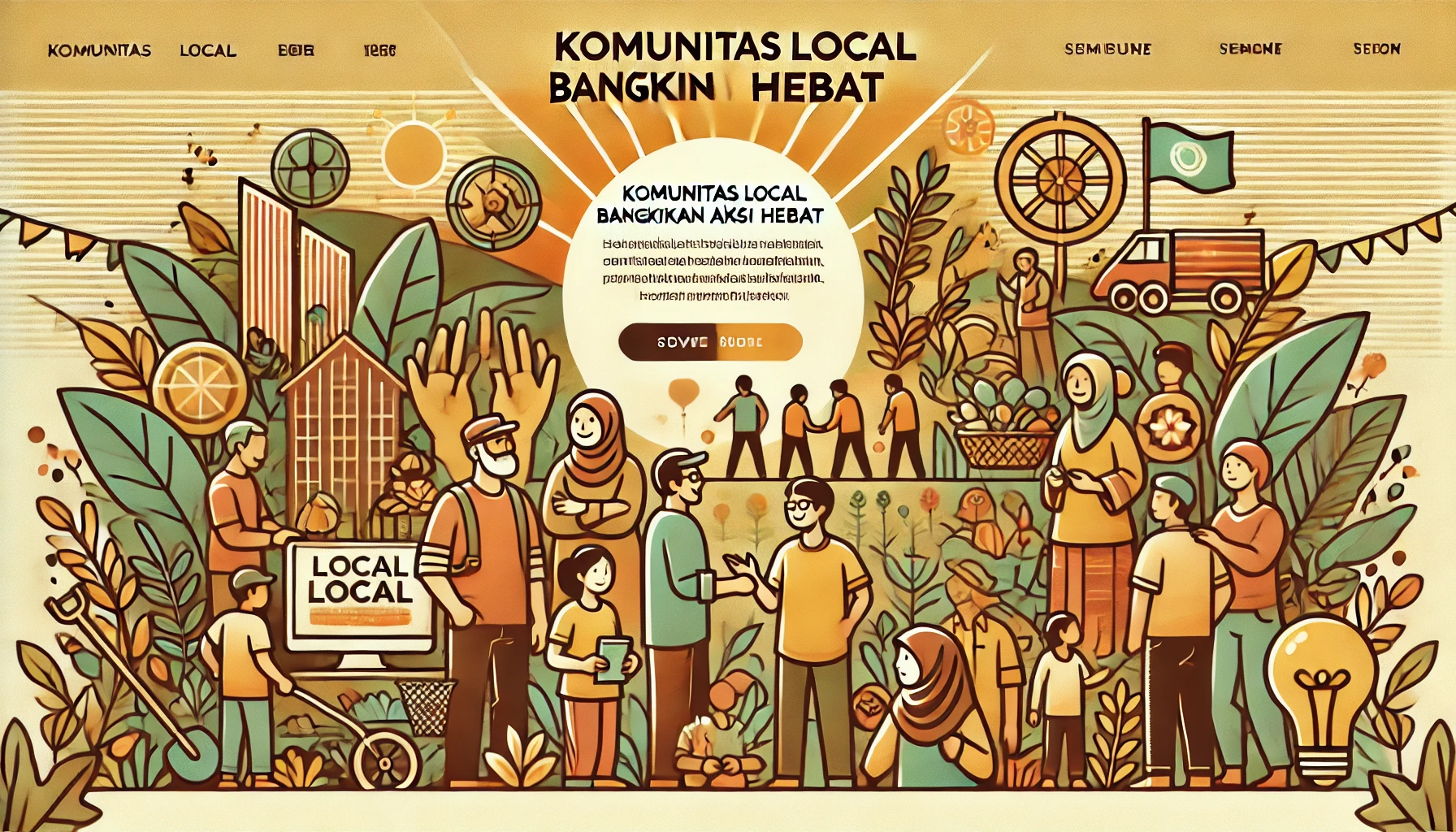 Komunitas Lokal Bangkitkan Aksi Hebat