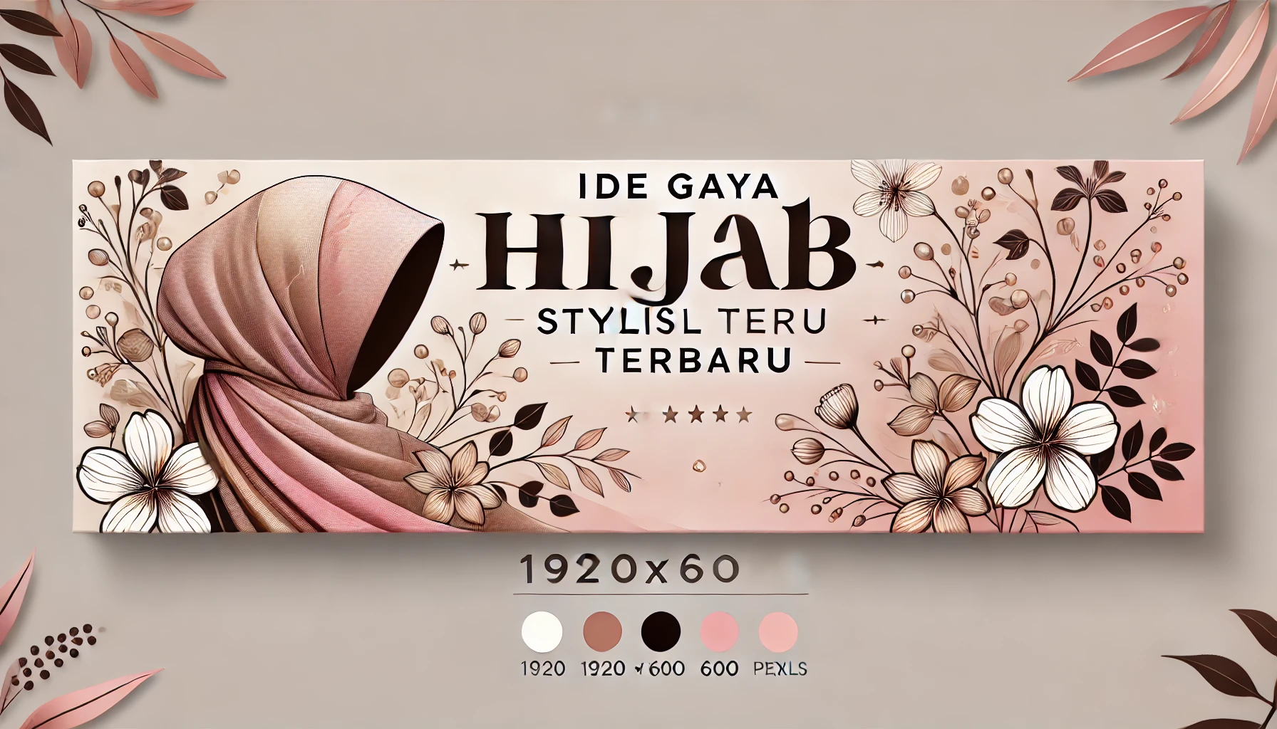 Ide Gaya Hijab Stylish Terbaru