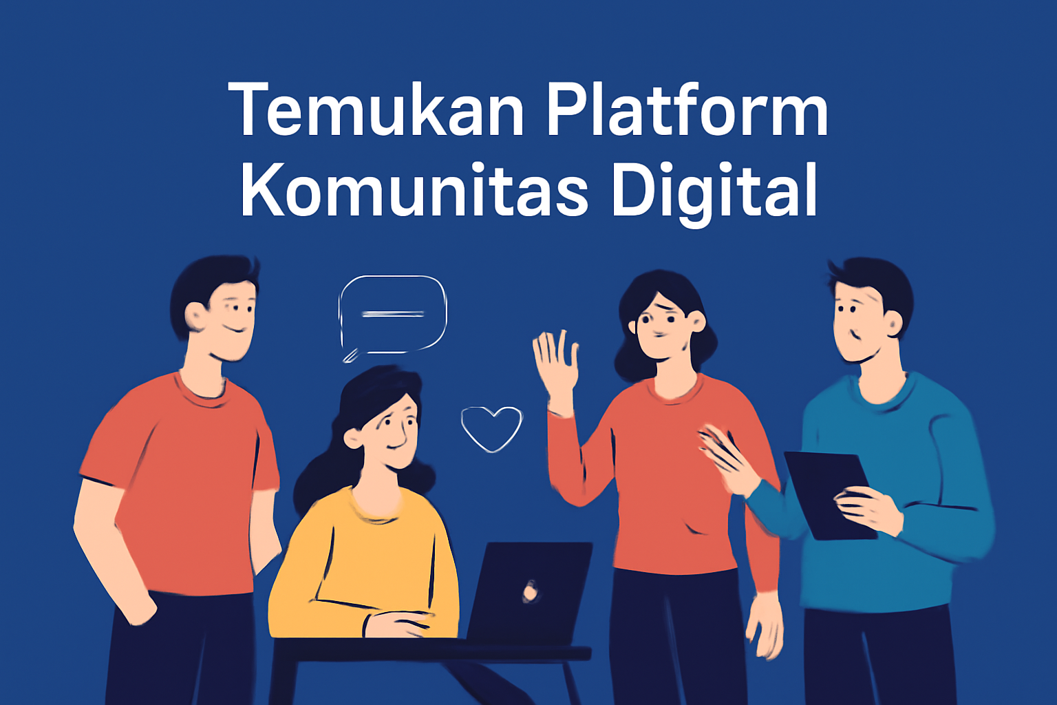 Temukan platform komunitas digital